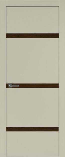 Межкомнатная дверь Tivoli Г-4, цвет - Серо-оливковая эмаль (RAL 7032), Без стекла (ДГ)