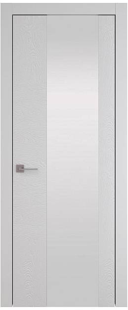 Межкомнатная дверь Tivoli Е-1, цвет - Жемчужная эмаль (RAL 1013), Со стеклом (ДО)