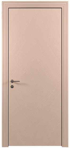 Межкомнатная дверь Tivoli К-1, цвет - Серый цемент эмаль по шпону (RAL 060-70-10), Без стекла (ДГ)