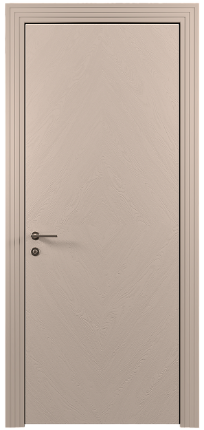 Межкомнатная дверь Tivoli К-1, цвет - Грязный Белый эмаль по шпону (RAL 070-90-05), Без стекла (ДГ)
