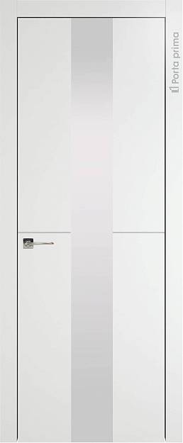 Межкомнатная дверь Tivoli Ж-3, цвет - Белая эмаль (RAL 9003), Со стеклом (ДО)