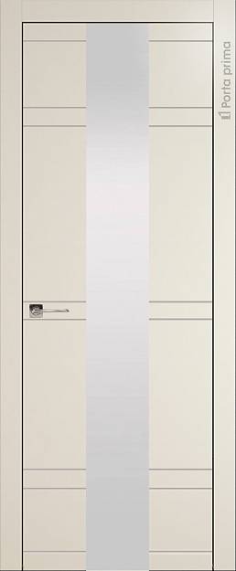Межкомнатная дверь Tivoli Ж-4, цвет - Магнолия ST, Со стеклом (ДО)