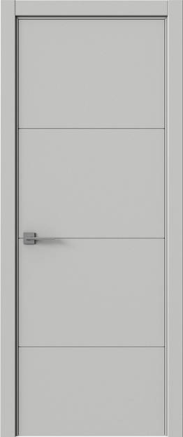 Межкомнатная дверь Tivoli Г-2, цвет - Серая эмаль (RAL 7047), Без стекла (ДГ)