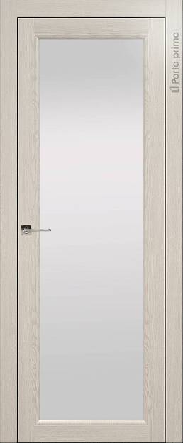Межкомнатная дверь Sorrento-R Б4, цвет - Дуб шампань, Со стеклом (ДО)