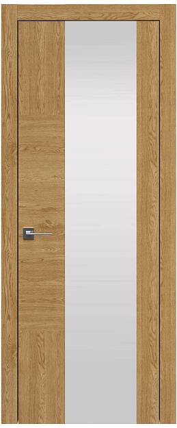 Межкомнатная дверь Tivoli Е-1, цвет - Дуб натуральный, Со стеклом (ДО)