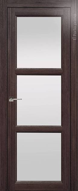 Межкомнатная дверь Sorrento-R В2, цвет - Венге Нуар, Со стеклом (ДО)