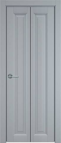 Дверь Domenica Книжка Porta Classic Серебристо-серая эмаль (RAL 7045) без стекла