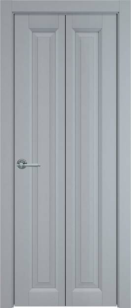 Межкомнатная дверь Porta Classic Domenica, цвет - Серебристо-серая эмаль (RAL 7045), Без стекла (ДГ)