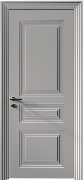 Межкомнатная дверь Imperia-R Neo Classic Scalino, цвет - Серая эмаль (RAL 7047), Без стекла (ДГ)