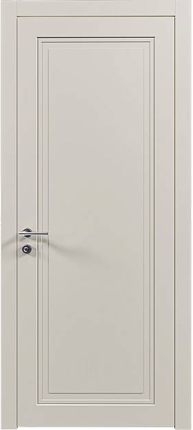 Межкомнатная дверь Domenica Neo Classic, цвет - Жемчужная эмаль (RAL 1013), Без стекла (ДГ)