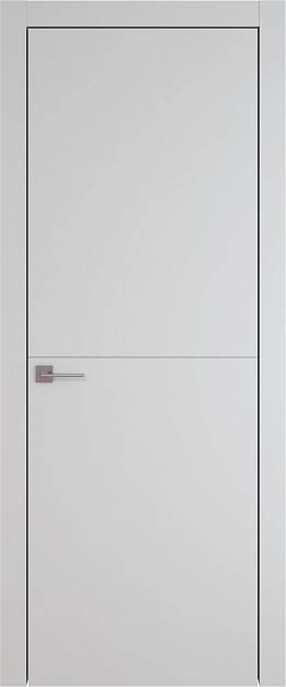 Межкомнатная дверь Tivoli Б-3, цвет - Лайт-грей ST, Без стекла (ДГ)