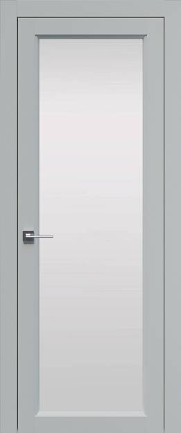 Межкомнатная дверь Sorrento-R Б4, цвет - Лайт-грей ST, Со стеклом (ДО)