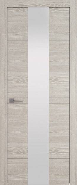 Межкомнатная дверь Tivoli Ж-4, цвет - Серый дуб, Со стеклом (ДО)