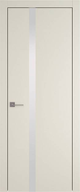 Межкомнатная дверь Tivoli Д-1, цвет - Магнолия ST, Без стекла (ДГ)