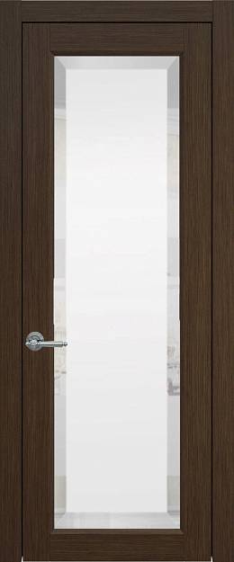 Межкомнатная дверь Domenica, цвет - Венге, Со стеклом (ДО)