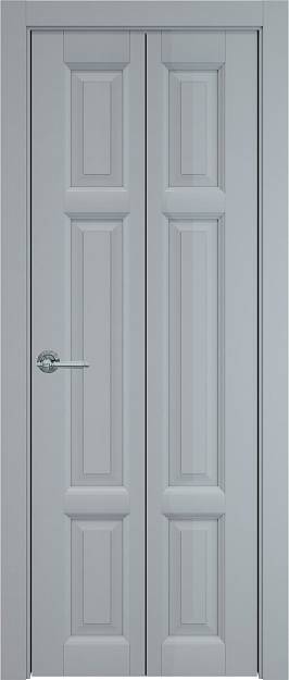 Межкомнатная дверь Porta Classic Siena, цвет - Серебристо-серая эмаль (RAL 7045), Без стекла (ДГ)