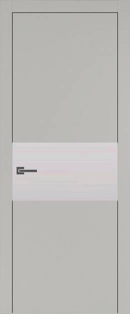 Межкомнатная дверь Tivoli Е-4, цвет - Лайт-грей ST, Без стекла (ДГ)