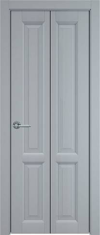 Дверь Dinastia Книжка Porta Classic Серебристо-серая эмаль (RAL 7045) без стекла