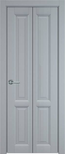 Межкомнатная дверь Porta Classic Dinastia, цвет - Серебристо-серая эмаль (RAL 7045), Без стекла (ДГ)