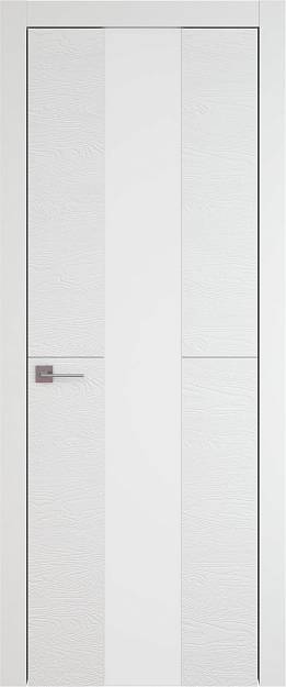Межкомнатная дверь Tivoli Ж-3, цвет - Белая эмаль по шпону (RAL 9003), Со стеклом (ДО)