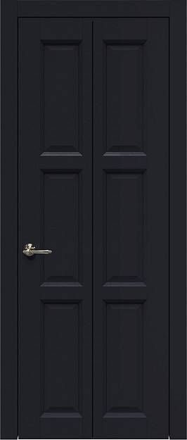 Межкомнатная дверь Porta Classic Milano, цвет - Черная эмаль (RAL 9004), Без стекла (ДГ)