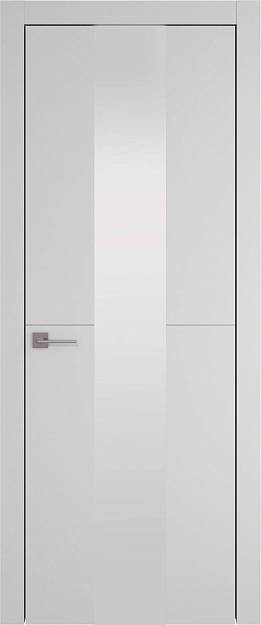 Межкомнатная дверь Tivoli Ж-3, цвет - Лайт-грей ST, Со стеклом (ДО)
