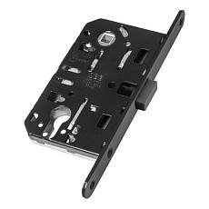 Защелка с пластиковым язычком, магнитная AGB, LM CL BL, черный. В комплекте с дверью «Невидимка» в эмали