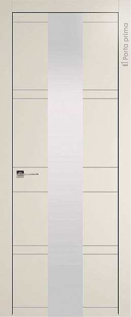 Межкомнатная дверь Tivoli Ж-2, цвет - Магнолия ST, Со стеклом (ДО)