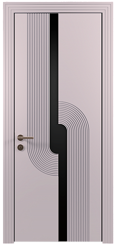 Дверь Cascato Moderno Серый Флокс эмаль (RAL 358-71-02) без стекла