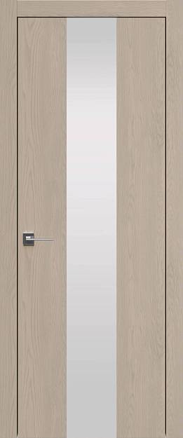 Межкомнатная дверь Tivoli Ж-1, цвет - Дуб муар, Со стеклом (ДО)