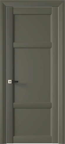 Дверь Siena Neo Classic Decoro Серый Мох эмаль (RAL 7003) без стекла
