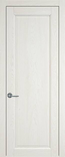Межкомнатная дверь Domenica, цвет - Белый ясень (nano-flex), Без стекла (ДГ)