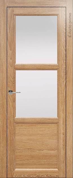 Межкомнатная дверь Sorrento-R Б2, цвет - Дуб капучино, Со стеклом (ДО)