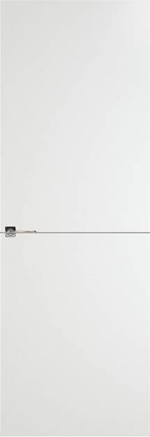 Межкомнатная дверь Tivoli Б-2 Невидимка, цвет - Белая эмаль (RAL 9003), Без стекла (ДГ)