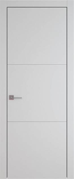 Межкомнатная дверь Tivoli В-3, цвет - Лайт-грей ST, Без стекла (ДГ)