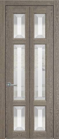 Дверь Siena Книжка Porta Classic Дуб антик со стеклом
