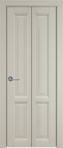 Дверь Dinastia Книжка Porta Classic Серо-оливковая эмаль (RAL 7032) без стекла