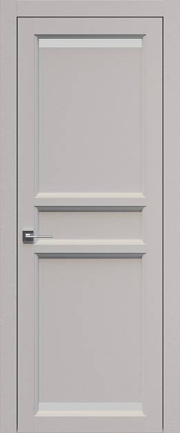 Межкомнатная дверь Sorrento-R Ж2, цвет - Магнолия ST, Без стекла (ДГ)