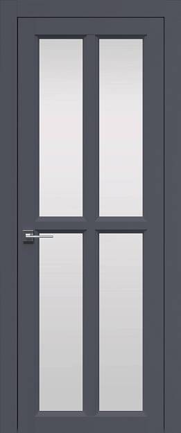 Межкомнатная дверь Sorrento-R И4, цвет - Антрацит ST, Со стеклом (ДО)