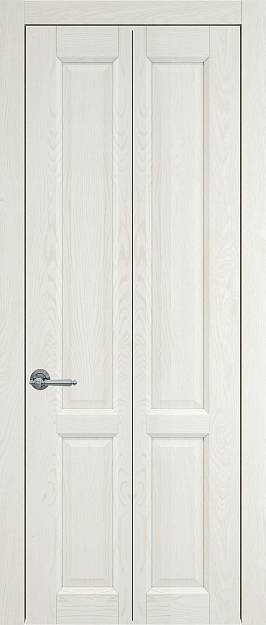 Межкомнатная дверь Porta Classic Dinastia, цвет - Белый ясень nano-flex, Без стекла (ДГ)