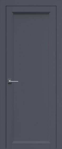 Межкомнатная дверь Sorrento-R А4, цвет - Антрацит ST, Без стекла (ДГ)