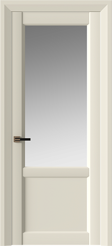 Дверь Dinastia Neo Classic Decoro Бежевая эмаль (RAL 9010) со стеклом