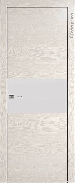 Межкомнатная дверь Tivoli Е-4, цвет - Белый ясень (nano-flex), Без стекла (ДГ)