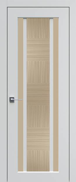 Межкомнатная дверь Palazzo, цвет - Лайт-грей ST, Со стеклом (ДО)