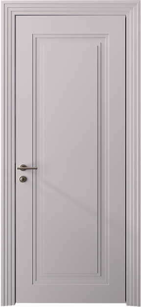 Межкомнатная дверь Domenica Neo Classic Scalino, цвет - Серый Флокс эмаль (RAL без номера), Без стекла (ДГ)