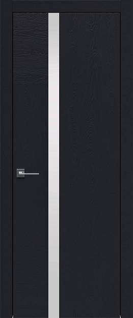 Межкомнатная дверь Tivoli Д-1, цвет - Черная эмаль по шпону (RAL 9004), Без стекла (ДГ)