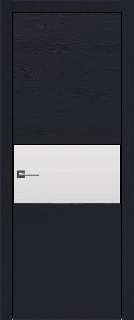 Межкомнатная дверь Tivoli Е-4, цвет - Черная эмаль по шпону (RAL 9004), Без стекла (ДГ)