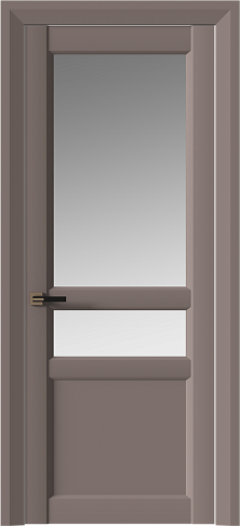 Дверь Imperia-R Neo Classic Decoro Теплый Серый эмаль (RAL 040-60-05) со стеклом