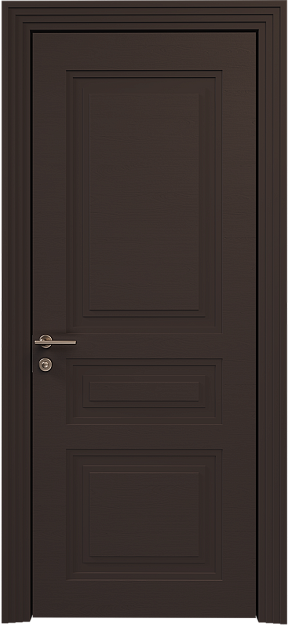 Межкомнатная дверь Imperia-R Neo Classic Scalino, цвет - Чёрный Базальт эмаль по шпону (RAL 040-30-05), Без стекла (ДГ)