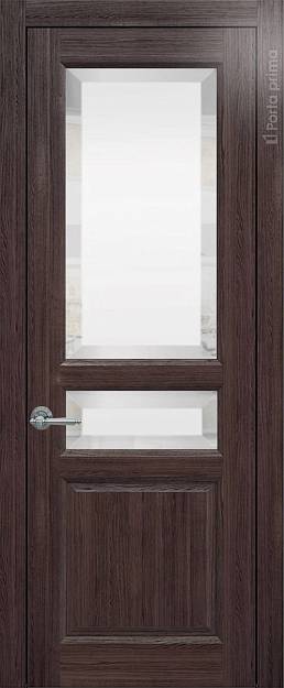 Межкомнатная дверь Imperia-R, цвет - Венге Нуар, Со стеклом (ДО)